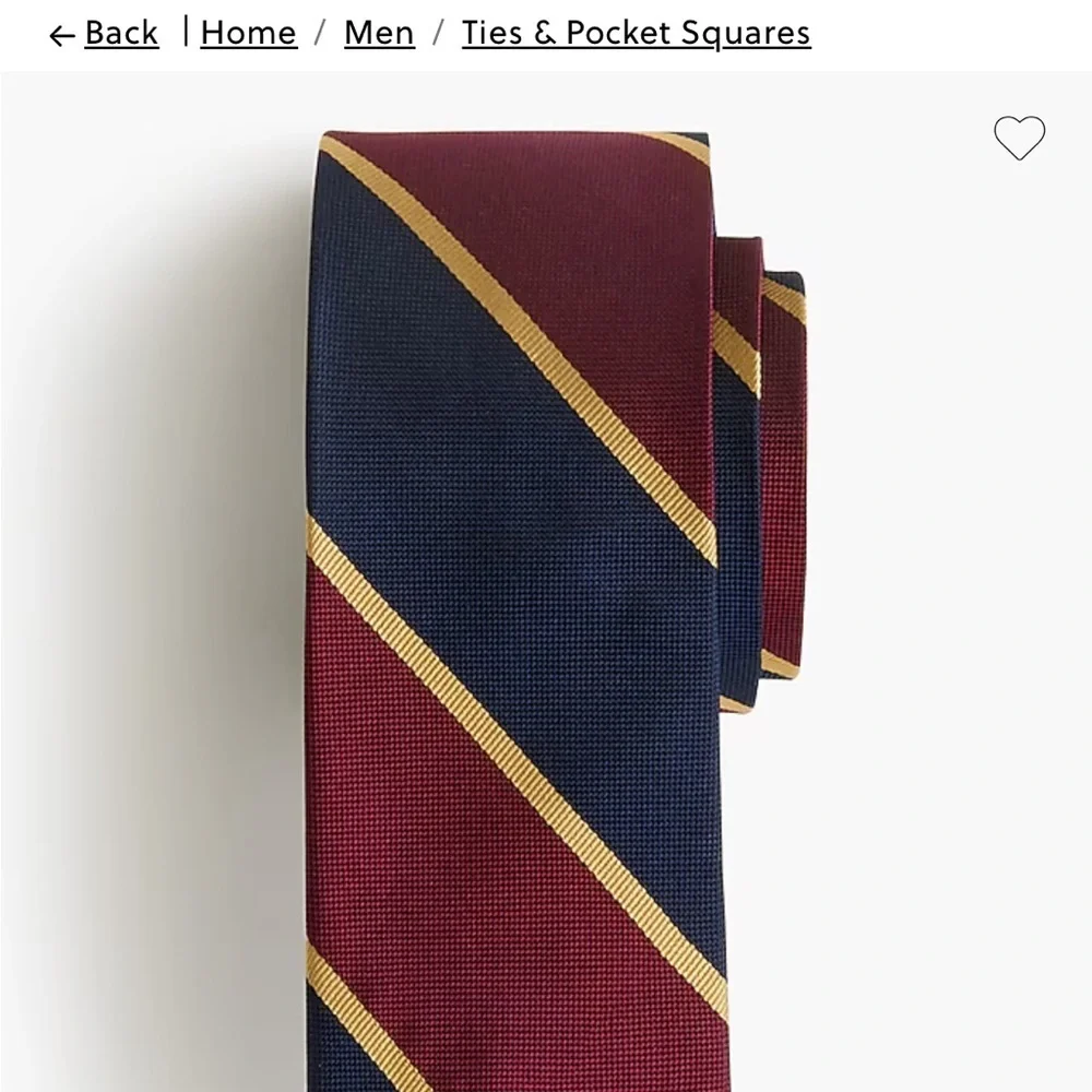 J. Crew Green and White Striped Tie, Burgundy/Navy/Hold Striped Tie, and socks